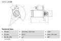 Anlasser Starter BOSCH 0 986 014 840 +91.63€ Pfand für E34 Z1 E30 E28 BMW 3er