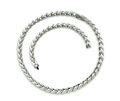 Edelstahl Collier Halskette Kette Armband Set Silber Poliert Matt Silberkette