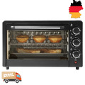 Mini Backofen Pizzaofen Minibackofen Kleiner Backofen Ofen Grill mit Timer 22 L