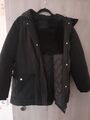 Damen Winterjacke Gr. 46 Schwarz