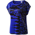 adidas Damen Climalite Grafik T-Shirt Freizeitshirt Fitness Sportshirt Gr.M