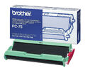 Original Thermo Druckfolie brother PC-75 schwarz 144 Seiten Faxrolle + Kassette