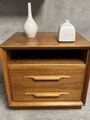 Fine Vintage Teak Cube Tisch Beistelltisch Denmark Design Nachttisch Besteller