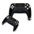 Schutzfolie Controller Set Aufkleber Gaming Folie Carbon Schwarz R140-08