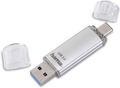 Hama 64 GB USB Stick Mit USB 3.0 Und USB 3.1-Type-C (2-In-1 Speicherstick, Z.B. 