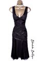 Karen Millen Größe UK 8 ATEMBERAUBENDES VINTAGE SCHWARZ SPITZE COCKTAIL ABENDKLEID