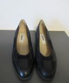 CR 1117 Gabor Damen Pumps Gr.6 (39) schwarz Ledermix Weit H LadyGabor 3,5 Absatz