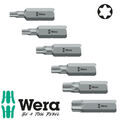 Wera Bit TX Standardaufnahme 1/4"  T10 T15 T20 T25 T30 T40 T50 Torx® I-Stern a