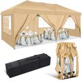 Pavillon 3x3m 3,6x3,6m 3x6m Faltpavillon Gartenzelt Partyzelt Wasserdicht Zelt