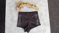 Shorts, Hotpants, Nieten, Schwarz, Silber, Silvester, Gr. 34/36 (B9)