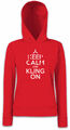 Keep Calm And Kling On Damen Hoodie Sweatshirt Star Klingon Fun Space Trek