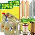 MANN FILTERSET+CASTROL 5W-30 MOTORÖL passend für VW TOUAREG 7P5/6 PORSCHE 4.2d