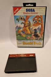 E2 SEGA MASTER SYSTEM THE LUCKY DIME CAPER DONALD DUCK 1991 JAPAN WALT DISNEY