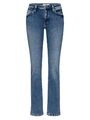 Cross Jeans Damen Jeans LAUREN - Bootcut  - Blau - Medium Blue Denim W25-W34