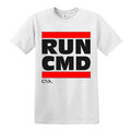  T-Shirt Run CMD Computerprogrammierer lustig Geschenk Geschenk Neuheit Top T-Shirt