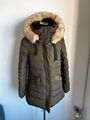 Zara Jacke Mantel Damen Khaki L