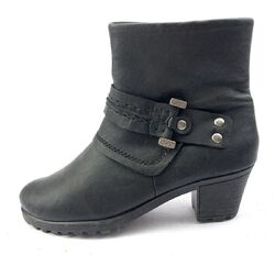 RIEKER DAMEN STIEFEL STIEFELETTEN BOOTS Gr:36 Uk:3,5 SCHWARZ 