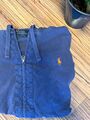 polo ralph lauren zipp hoodie grösse XL marineblau gebraucht, minimales loch