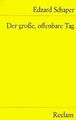 Der große offenbare Tag. von Edzard Schaper | Buch | Zustand gut