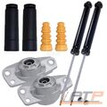 2x STOßDÄMPFER +DOMLAGER +PROTECTION-KIT HINTEN FÜR VW GOLF PLUS 5M 5 1K 6 5K