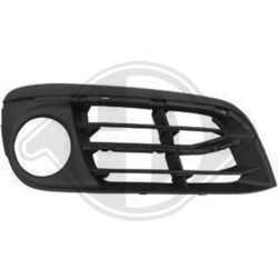 DIEDERICHS Lüftungsgitter Grill Stoßfänger für BMW 5 Touring (F11) Schwarz