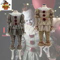 Pennywise Das Clown Festgeleg Outfit Es Stephen King Cosplay Karneval Kostüm Neu