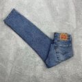 Levis 505 Herren Jeans Hose W30 L32 blau Regular Fit Straight Leg Vintage Retro