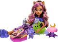 MONSTER HIGH  Anziehpuppe Creepover Clawdeen Wolf- Schaurig schöne Pyjamaparty