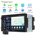 CAM+7" IPS Doppel DIN Android 13 Autoradio GPS Navi System DAB+ CarPlay WiFi USB