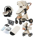 Luxus Kinderwagen 3-in-1: Nagelneu mit umfangreichem Zubehörpaket 👶❤️