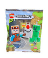 LEGO Minecraft 662204 Bergmann und Creeper Folie Packung Set Minifiguren NEU