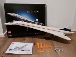 LEGO Icons 10318 Concorde (Airbus) - Passagierflugzeug / OVP / TOP / Neuwertig