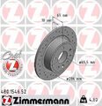 2x Zimmermann 480.1546.52 Bremsscheibe für SAAB 9 5 YS3E