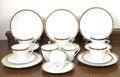 Seltmann Weiden,Kaffeeservice,6 Pers.,Monika,Goldstruktur,ohne Kanne,Vintage