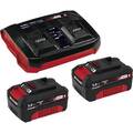 Einhell Power X-Change 2x 3Ah & Twincharger Kit 4512083 Werkzeug-Akku und