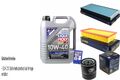 INSPEKTIONSKIT FILTER LIQUI MOLY ÖL 5L 10W-40 für Peugeot 807 E 2.2 HDi 2.0