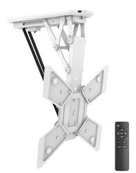 TV Halter motorisiert mit IR Fernbedienung klappbarer Deckenhalter für LCD TV23-55 Zoll (58-140 cm), VESA 100-400 - NEUES MODELL!