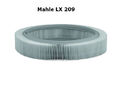 1 Luftfilter MAHLE LX 209 für VW Derby Golf I Polo Scirocco, Seat Cordoba Ibiza