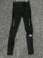 Adidas Strumpfhosen schwarz OWN THE RUN Mid Rise Laufleggings - Größe XS