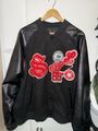 ASOS Vintage Collegejacke,  XXL, black&red, wie neu