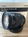 Sigma 17-70mm F/2.8-4.0 DC OS HSM Objektiv für Nikon -- Top Zustand!