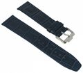 Jacques Lemans London 1-1844 | Uhrenarmband Leder 22mm blau | 1-1844ZC