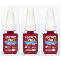 3 x LOCTITE 243 Schraubensicherung Mittelfest blau 5ml 1370555 Schraubenkleber