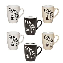 6x Set Tasse Tassen 180 ml Kaffeetasse Espresso Becher Keramik Kaffee Mug Coffee