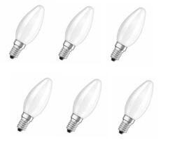 6x Osram LED Star Classic B 40 Kerze E14 4W = 40W warmweiß EEK:F (Spektrum A-G)