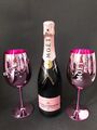 Moet Chandon Imperial Rose Champagner Flasche 0,75l 12% Vol +2 Rosé Echt Glas