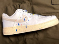 EU Größe 42,5 - Nike Air Force 1 '07 Lack Splatter Low gebraucht guter Zustand