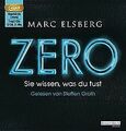 ZERO - Sie wissen, was du tust von Elsberg, Marc | Buch | Zustand gut