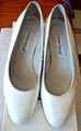 Andrea Manueli/Made in Italy Sommerpumps - Gr. 39,5 - Eierschale - Echtes Leder