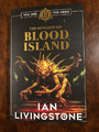 FIGHTING FANTASY - THE DUNGEON ON BLOOD ISLAND TASCHENBUCH SIGNIERT IAN LIVINGSTON